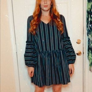 Oversized striped dress